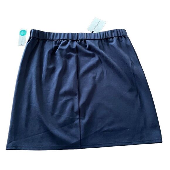 NWT SZ XXL 41HAWTHORN Amelia Ponte Mini Skirt in NAVY Retail $52 - Picture 7 of 7